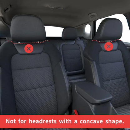 EKR Trax seat covers - Custom fit leather truck seat cover set with red piping