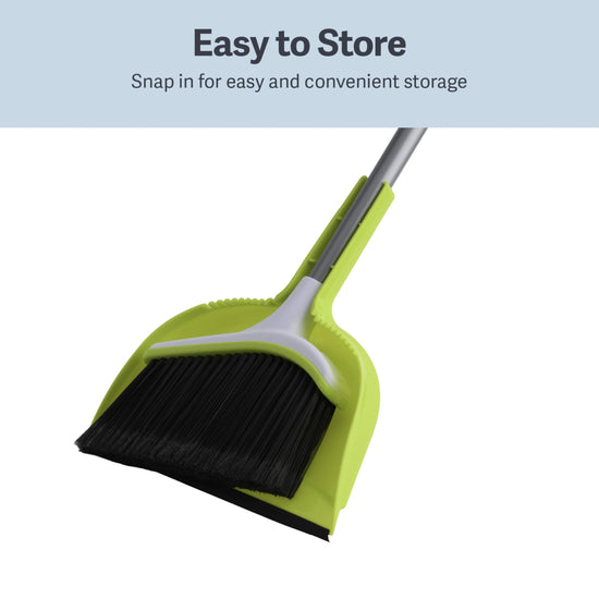 Casabella Basics broom with angled dustpan