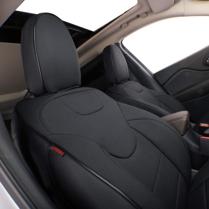 Vehicle seat cover — Custom fit leatherette for select Jeep Patriot models 2009-2018