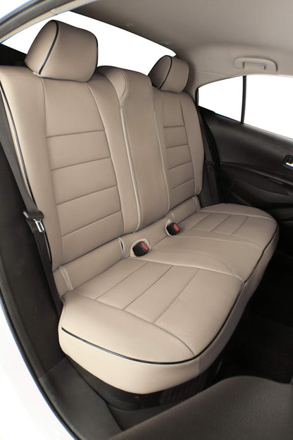EKR vehicle seat cover — Custom fit leather in beige for Subaru Legacy 2020-2024