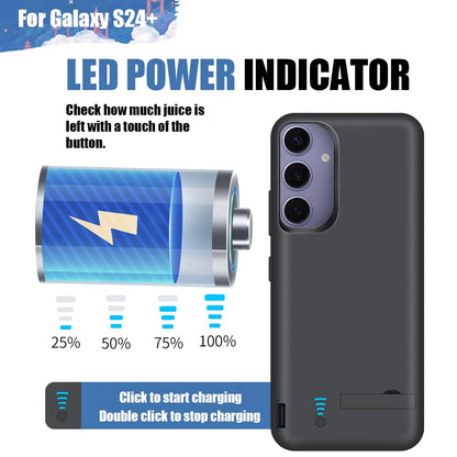Sitong battery case for Samsung Galaxy S24+ / S24 Plus - 5000mAh rechargeable power bank