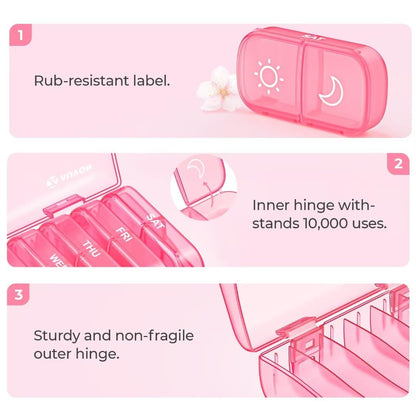 AUVON XL personal pill dispenser – 2 times a day