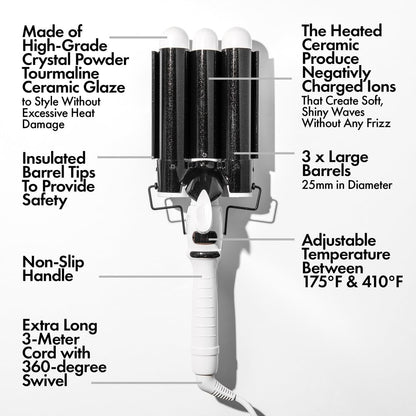Wave wand hair iron — designed for parents