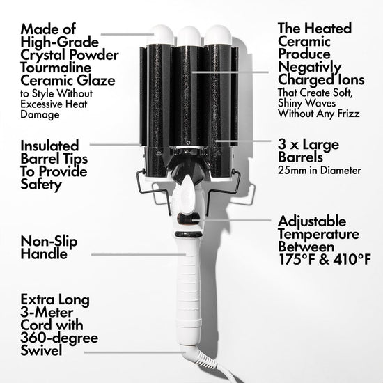 Wave wand hair iron — designed for parents