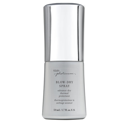 Kenra Platinum Blow-Dry Spray — time-saving heat protectant for medium to coarse hair.