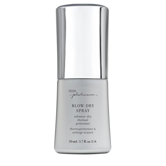 Kenra Platinum Blow-Dry Spray — time-saving heat protectant for medium to coarse hair.