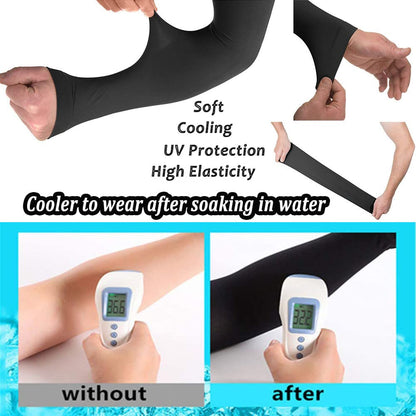 YQXCC arm sleeves — Cooling UV sun protection for sports activities