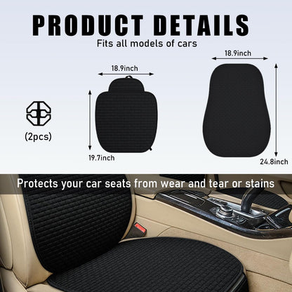 Yourkar vehicle seat cover - breathable front seat cushion and seatback cover