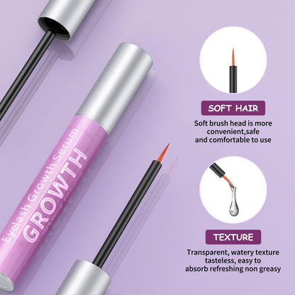 Eyelash growth serum — volumizing formula with natural ingredients, vegan and cruelty-free 5mL
