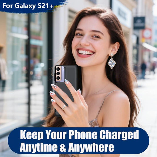 Sitong cellular phone case — upgraded 5000mAh battery for Samsung Galaxy S21+ 5G
