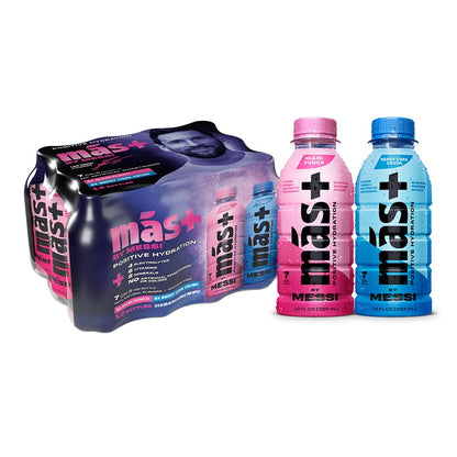 Drink flavored — Más+ by Messi Miami punch and berry multi pack 12-pack 12oz