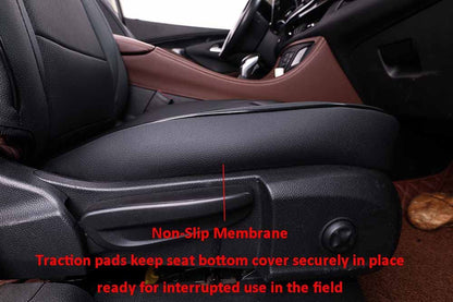 EKR vehicle seat covers - Custom fit for Buick Encore 2013-2022, faux leather black