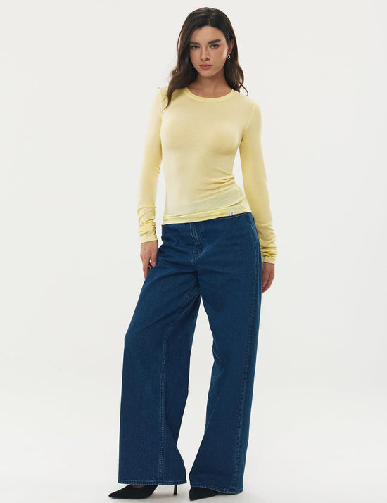 C202 women's merino wool blend long sleeve shirt - cozy embrace collection