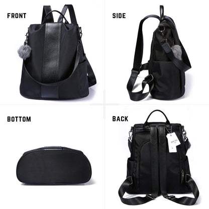 PINCNEL women backpack - Waterproof nylon anti-theft design