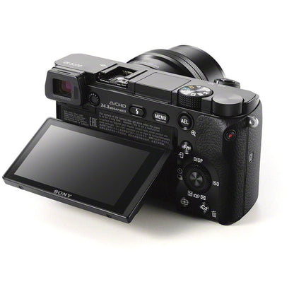 Sony Alpha a6000 digital camera with 16-50mm power zoom lens and 24.3MP sensor