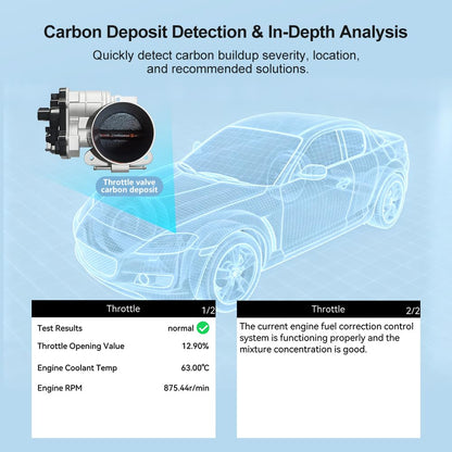 OBD2 Scanner Battery Tester 12V Car Diagnostic Tool Code Reader