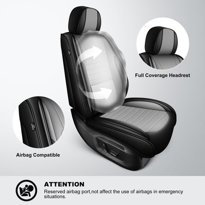 Vehicle seat cover — AOMSAZTO leather fit for Dodge Charger 2006-2026 full set