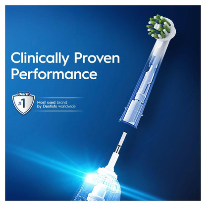 Oral-B toothbrush head — cross action design