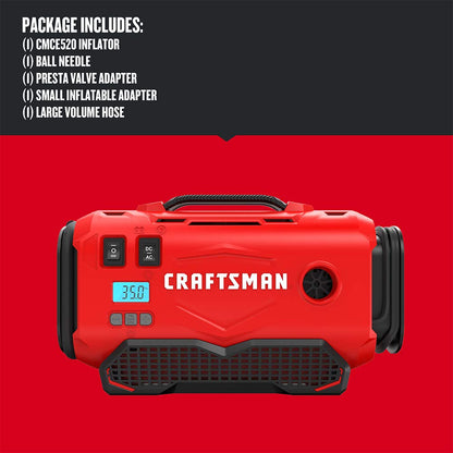 Air compressor — Craftsman V20 inflator, tool only (CMCE520B)