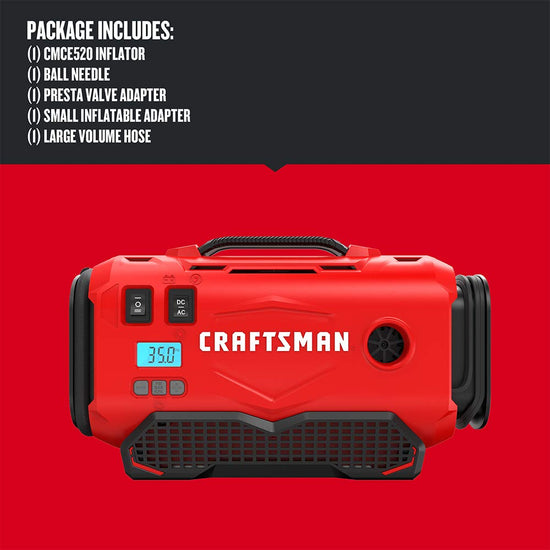 Air compressor — Craftsman V20 inflator, tool only (CMCE520B)
