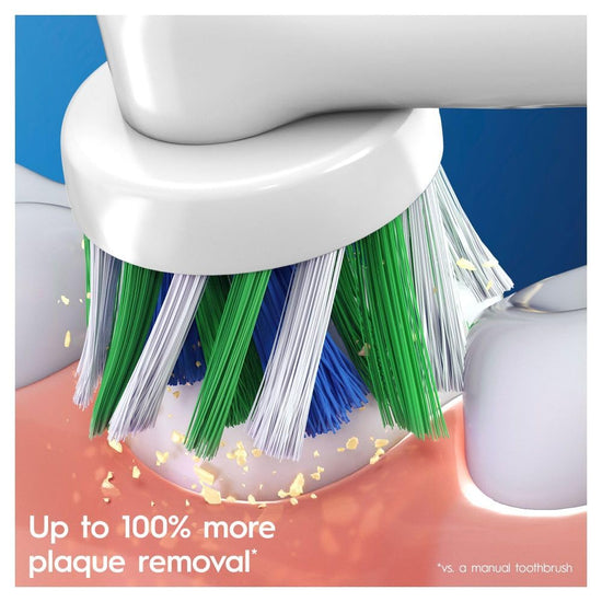 Oral-B toothbrush head — cross action design