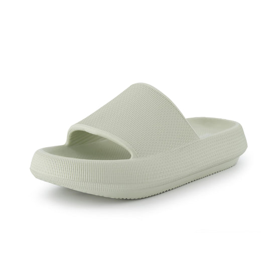 CUSHIONAIRE EVA slides for women – Comfortable slip on slippers and shower shoes