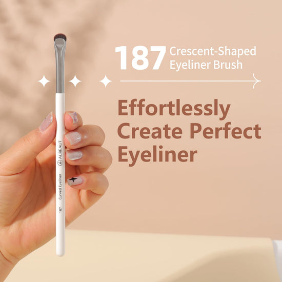 Albeaut concealer brush — small angled precision blending brush for under eyes