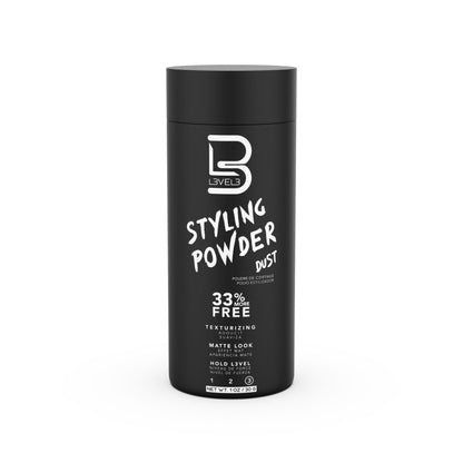 L3 Level 3 styling powder — natural look with no oily residue, 30 grams