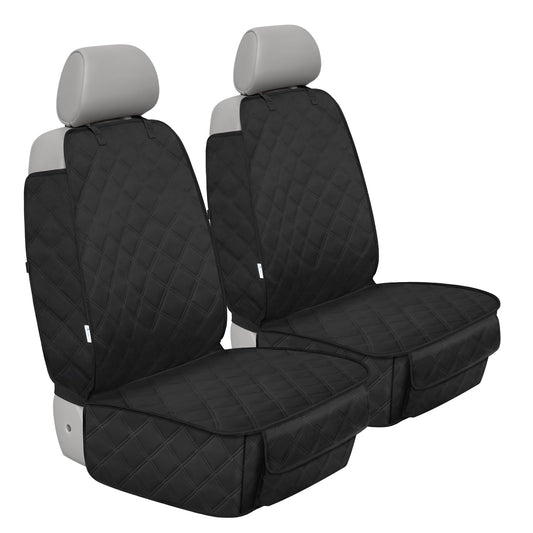 Vehicle seat cover — Heavy duty waterproof protector with side flaps, 2-pack