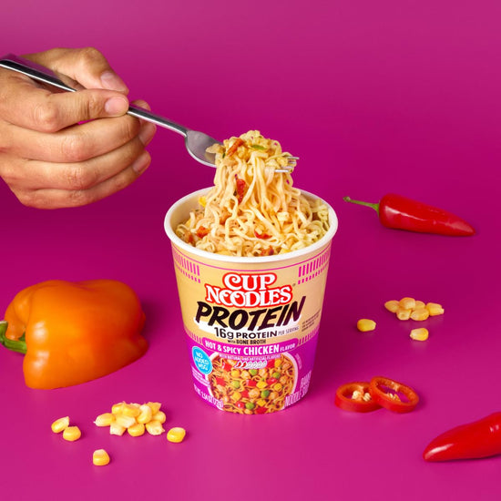 Nissin noodle bowls — instant ramen and stir fry meals