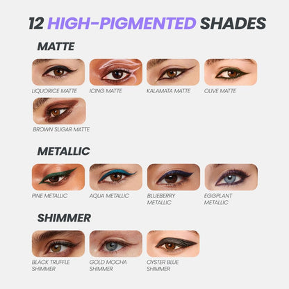 Wonderskin 1440 longwear eyeliner — waterproof and smudge proof formula