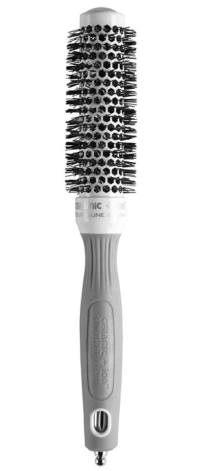 Olivia Garden Ceramic + Ion round thermal hair brush — professional blowout brush for thick hair