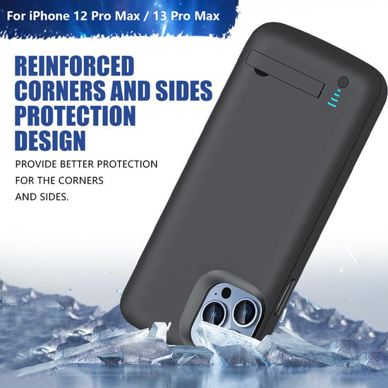 Sitong cellular phone case — 6000mAh rechargeable battery for iPhone 12/13 Pro Max