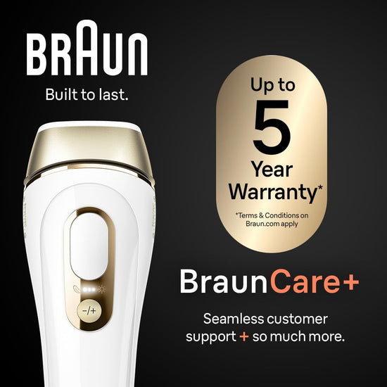 Braun epilator - at home IPL hair removal system