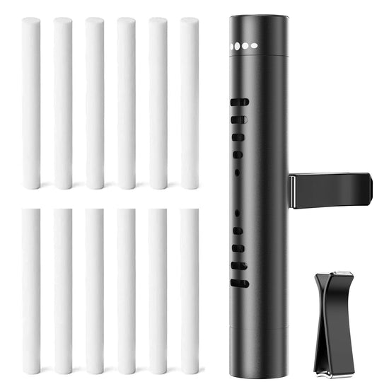 Area deodorizer — Essential oil car diffuser vent clips with refill sticks