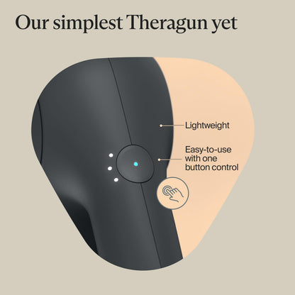 TheraGun massager — quiet deep tissue therapy with Bluetooth connectivity