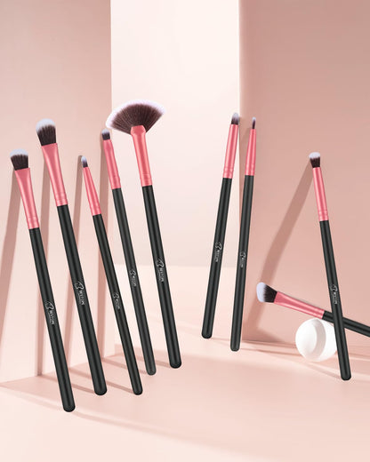 Cosmetic brush set — 16 pcs bestope pro synthetic foundation and eye brushes