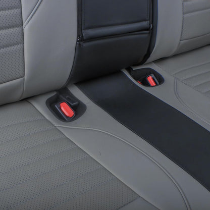 EKR vehicle seat cover — leather full set for KIA Sportage 2017-2022 in black/gray