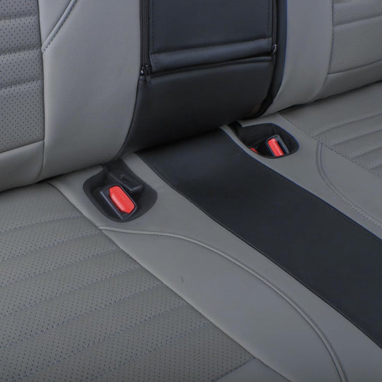 EKR vehicle seat cover — leather full set for KIA Sportage 2017-2022 in black/gray