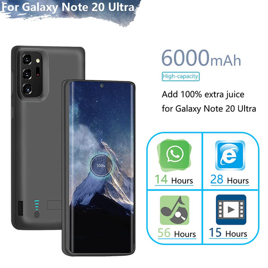 Sitong battery case — 5000mAh rechargeable for Samsung Galaxy Note 20 Ultra 5G