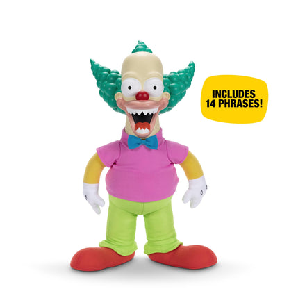 Toy figure — 16-inch talking Krusty doll from The Simpsons Treehouse of Horror III episode