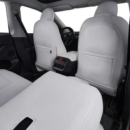 EKR Model Y seat covers — Custom fit for Tesla Model Y 2026, airbag compatible, leather