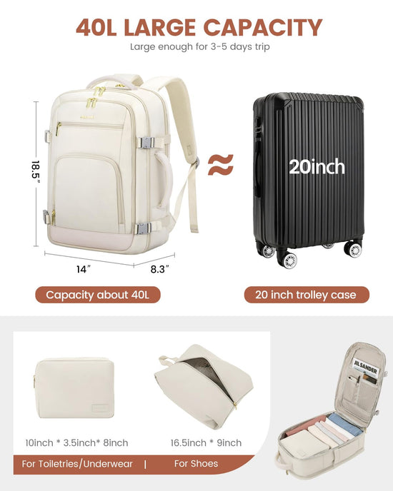 LOVEVOOK backpack — travel-friendly design for women and men
