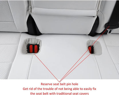 EKR vehicle seat cover — Waterproof leather for Tesla Model 3 2017-2023
