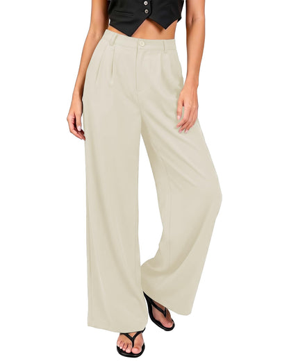 GRAPENT wide leg pants — high waisted flowy trousers for work and business casual