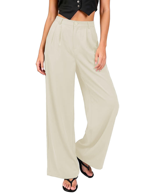 GRAPENT wide leg pants — high waisted flowy trousers for work and business casual