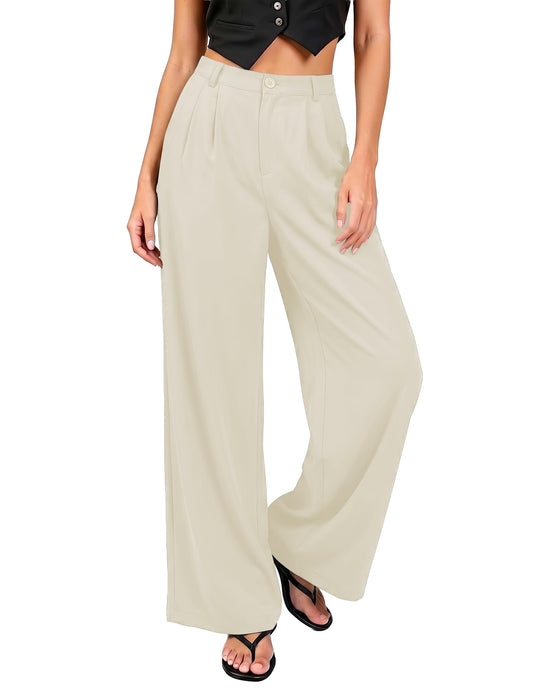 GRAPENT wide leg pants — high waisted flowy trousers for work and business casual
