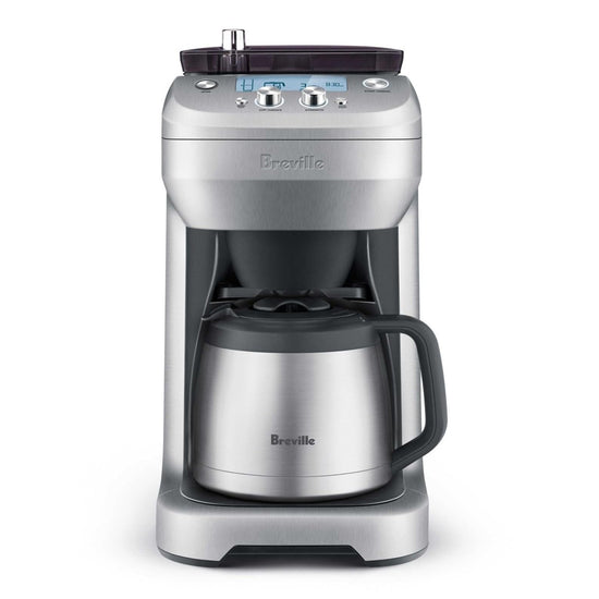Breville coffee maker — Grind control with thermal carafe in brushed stainless steel