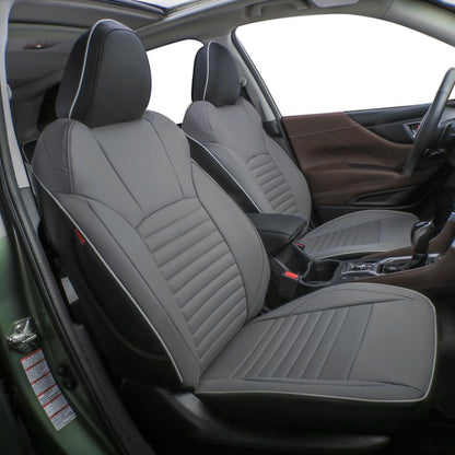 EKR vehicle seat cover — leather full set for KIA Sportage 2017-2022 in black/gray