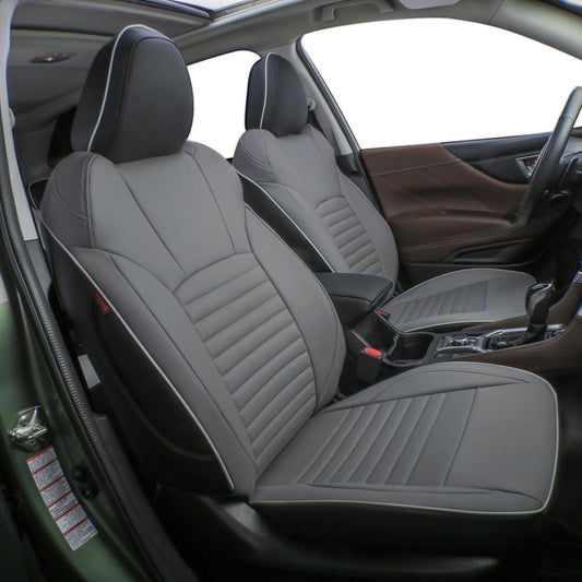 EKR vehicle seat cover — leather full set for KIA Sportage 2017-2022 in black/gray